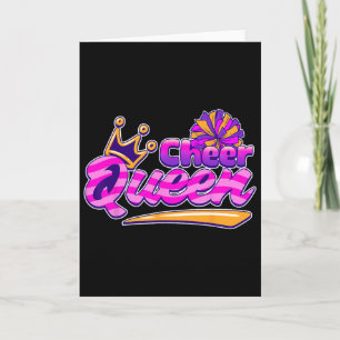 Cheerleading Cheer Queen Funny Cheerleader Card