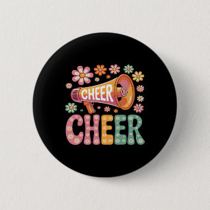 Cheerleading Cheer Team Cheerleader 2 Inch Round Button
