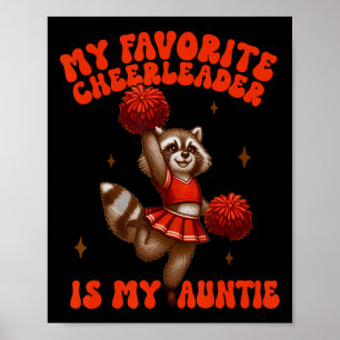 Cheerleading Cheerleader Favourite Cheerleader Is  Poster
