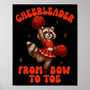 Cheerleading Cheerleader Princess Wears Cheer Shoe Poster