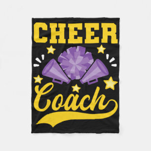 Cheerleading Coach _12 Fleece Blanket