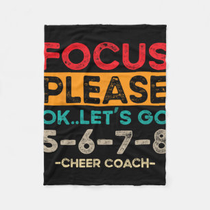 Cheerleading Coach _15 Fleece Blanket