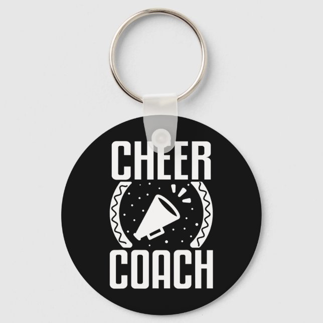Cheerleading Coach _1  Keychain (Front)