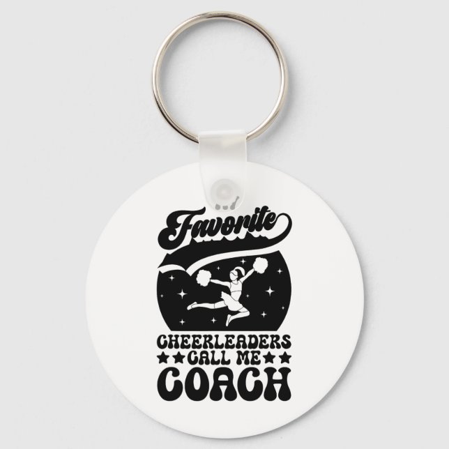 Cheerleading Coach _8  Keychain (Front)