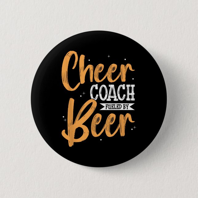 Cheerleading Coach Cheer Coach  2 Inch Round Button (Front)