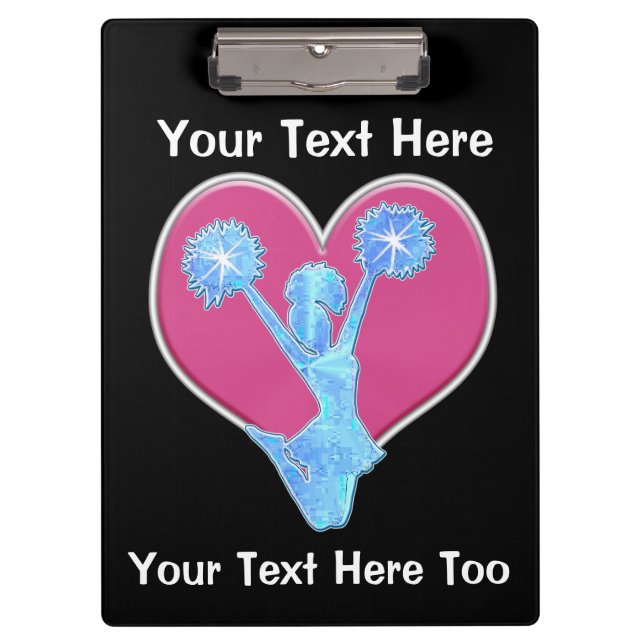 Cheerleading Coach Gifts, Personalized Clipboard (Front)