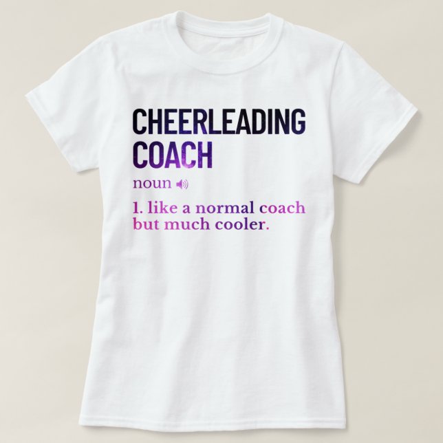 Cheerleading coach T-Shirt (Design Front)