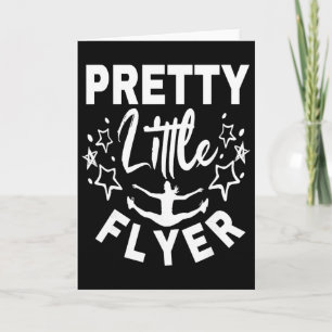 Cheerleading Cute Cheer Pretty Little Flyer Cheerl Card