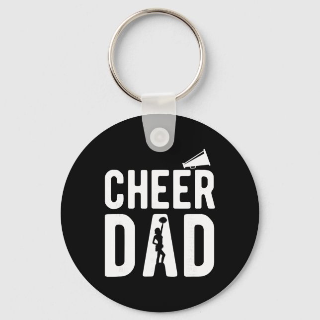 Cheerleading Dad Apparel - Cheer Dad  Keychain (Front)