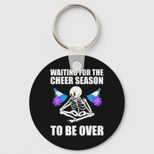 Cheerleading Daddy Funny Cheer Dad Keychain
