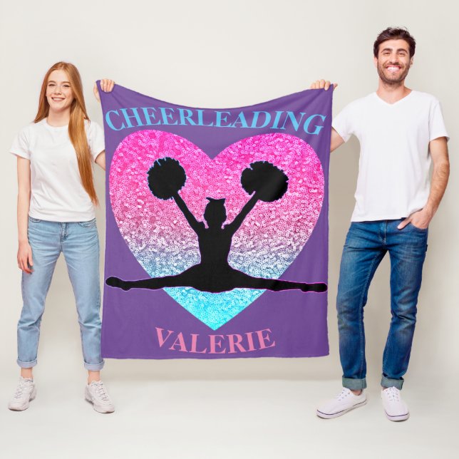 Cheerleading Fleece Blanket (In Situ)