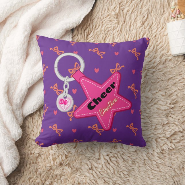 Cheerleading Gift Throw Pillow (Blanket)