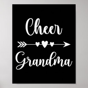 Cheerleading Grandma Cheerleader Cheerleading Gran Poster