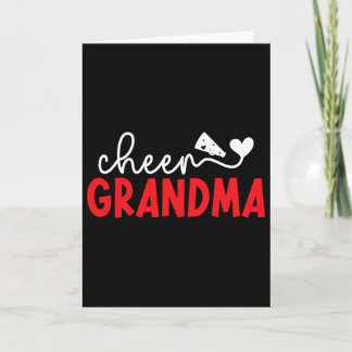Cheerleading Grandma For Mother's Day Cheer Grandm Card