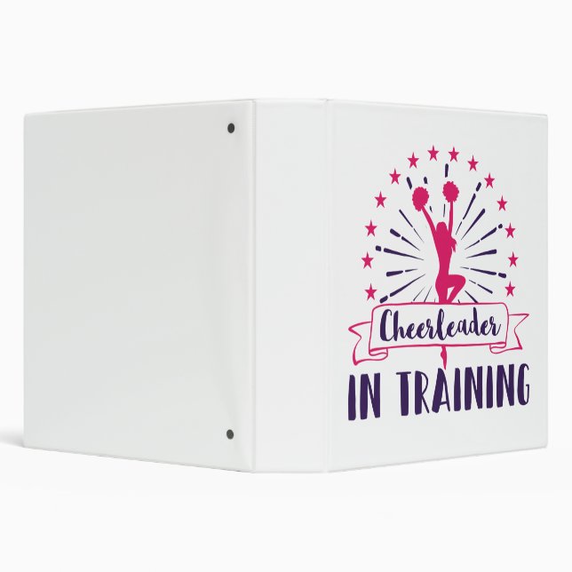 Cheerleading In Training Cheerleading Cheer Team Binder (Background)