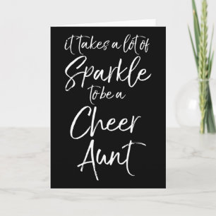 Cheerleading It Takes A Lot Of Sparkle To Be A Che Card