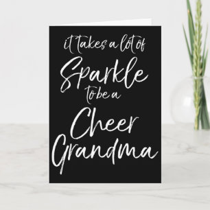 Cheerleading It Takes A Lot Of Sparkle To Be A Che Card
