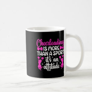 Cheerleading It's An Attitude Cheerleader Cheer _1 Coffee Mug