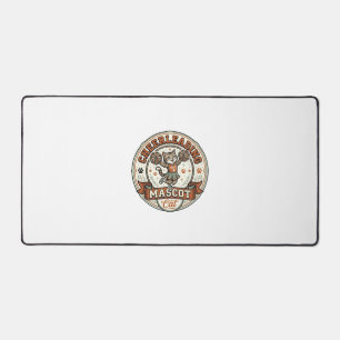 Cheerleading Mascot Cat Cheerleading Mascot Cat Vi Desk Mat