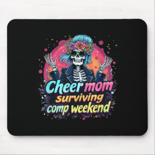 Cheerleading Parent Coffee Cheer Mom Surviving Com Mouse Pad