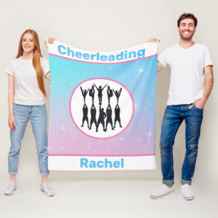 Cheerleading Pastel Fleece Blanket