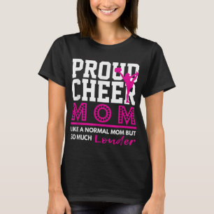 Cheerleading Proud Cheer Mom Graphic T-Shirt