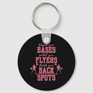Cheerleading Quotes Cheerleader Girls Women Cheer Keychain