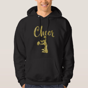 Cheerleading Script Cheer Dark Yellow Hoodie