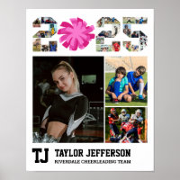 Cheerleading Senior 2025 Sports Photo Collage