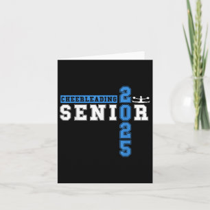 Cheerleading Senior Night Cheer Senior 2025 Gradua Card