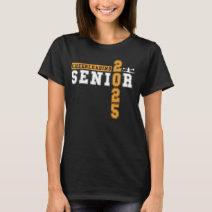 Cheerleading Senior Night Cheer Senior 2025 Gradua T-Shirt