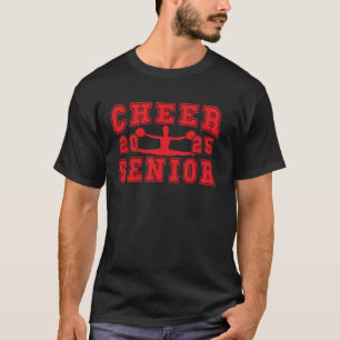 Cheerleading Senior Night Cheer Senior 2025 Gradua T-Shirt