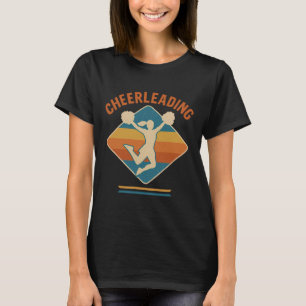 Cheerleading Silhouette Retro Vibes T-Shirt