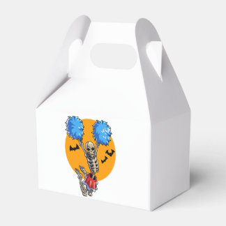 Cheerleading Skeleton Halloween Cheer Mom Girls Wo Favor Box