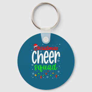 Cheerleading Srts Lover Christmas Cheer Squad  Keychain