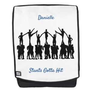 Cheerleading "Stunts Gotta Hit" Backpack