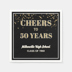Cheers! 50 Year Class Reunion  Napkin