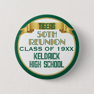 Cheers! 50th Class Reunion custom  Button