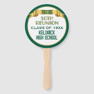Cheers! 50th Class Reunion custom  Hand Fan