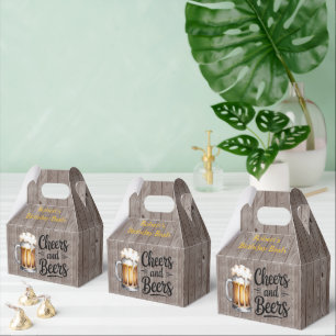 Cheers and Beers Adult Birthday Party Favor Box