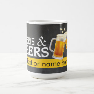 Cheers and Beers Chalkboard coffee mug
