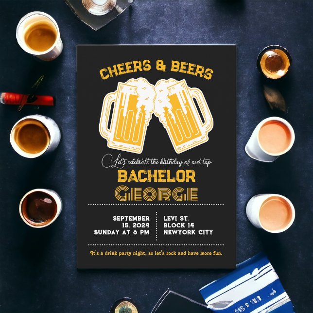 Cheers and Beers Invitation (Creator Uploaded)