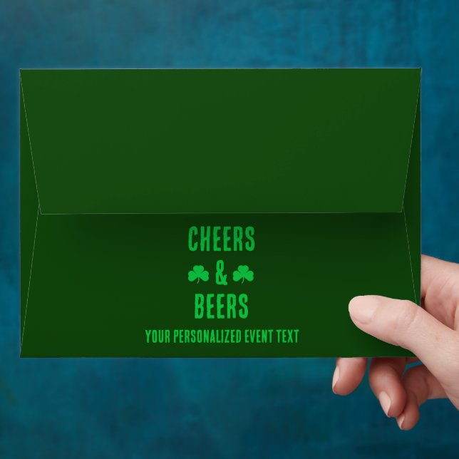 Cheers and Beers Party Event Envelope (Hand)