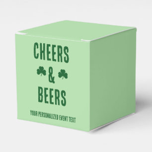 Cheers and Beers Party Event Favor Box