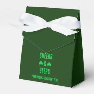 Cheers and Beers Party Event Favor Box