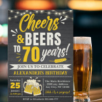 Cheers and Beers to 70 Years, Beer-Themed 