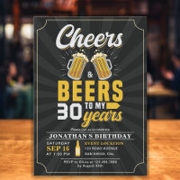 Cheers and Beers to my 30 Years Fun Birthday