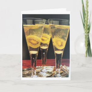 *CHEERS* AND *MERRY CHRISTMAS* TO YOU CARD