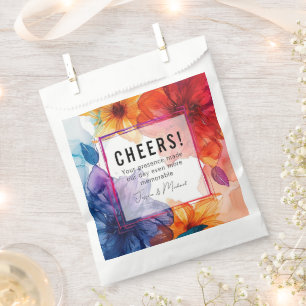 CHEERS! Anemone Dreamscape Wedding Favour Bag