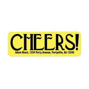 Cheers Art Deco Yellow